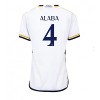 Camisa de time de futebol Real Madrid David Alaba #4 Replicas 1º Equipamento Feminina 2023-24 Manga Curta